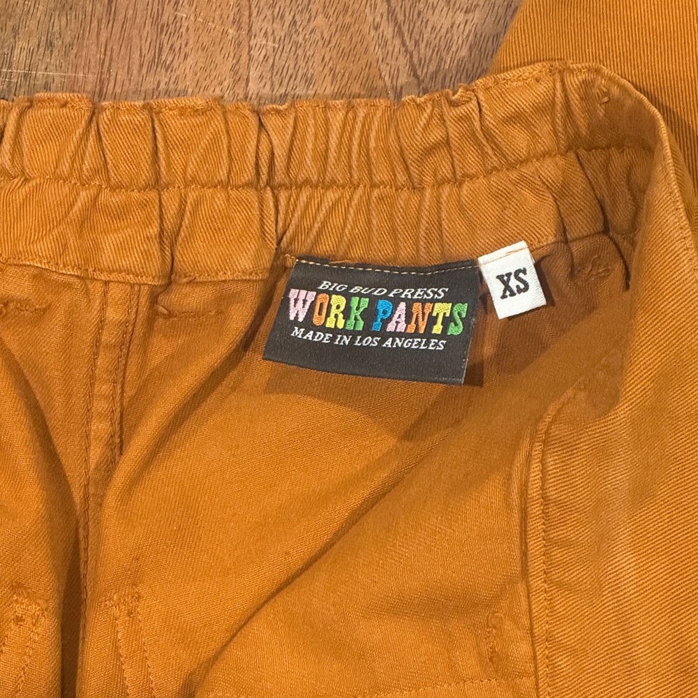 Big Bud Press LA Work Pants Spicy Mustard